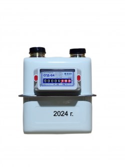 Счетчик газа СГД-G4ТК с термокорректором (вход газа левый, 110мм, резьба 1 1/4") г. Орёл 2024 год выпуска Рязань